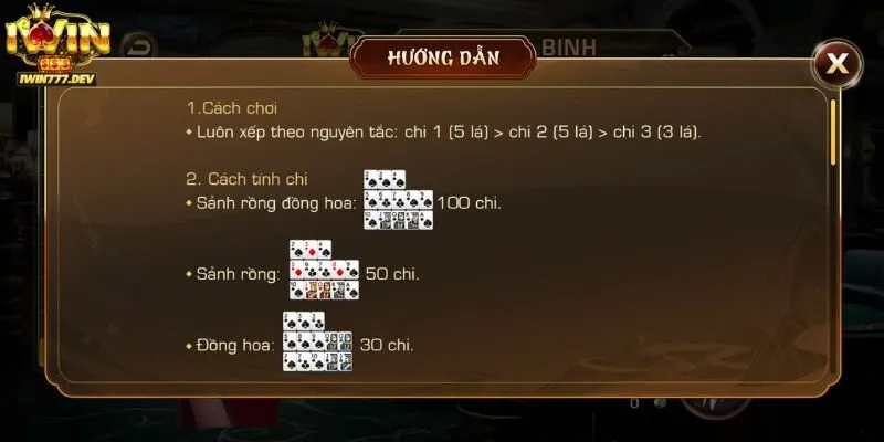 Game Mậu Binh IWIN – Siêu Phẩm Đổi Thưởng HOT 2025 2 Thông tin cơ bản về game Mậu Binh iwin